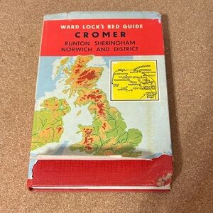 💐Ward Lock's Red Guide Cromer Map Book